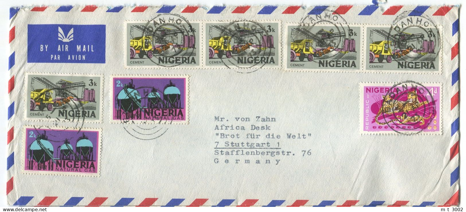 Cover Nigeria 1973 Ibadan Cement - Nigeria (1961-...)