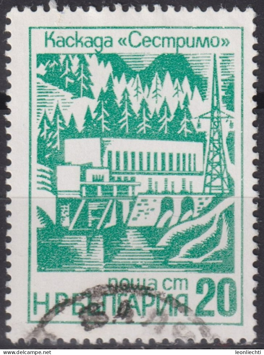 1976 Bulgarien ° Mi:BG 2500, Sn:BG 2326, Yt:BG 2229, Sestvitro Dam And Hydroelectric Power Facility, - Elektrizität