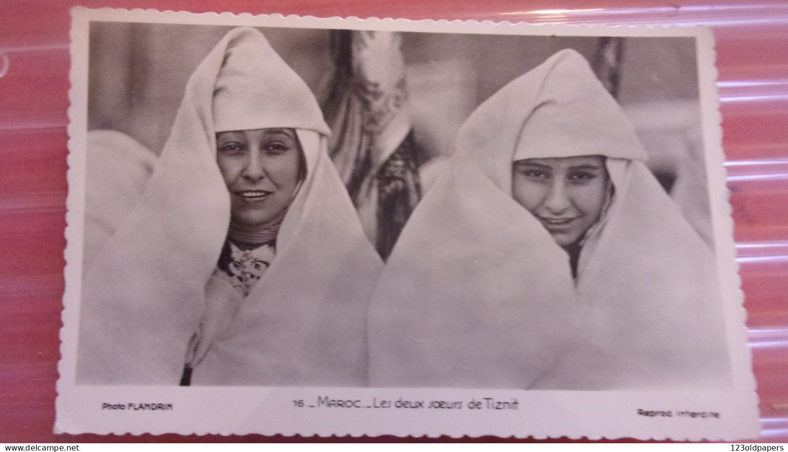 MAROC LES DEUX SOEURS DE TIZNIT CARTE PHOTO - Andere & Zonder Classificatie