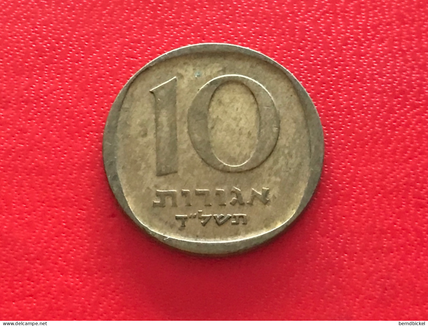 Münze Münzen Umlaufmünze Israel 10 Agorot 1974 - Israel