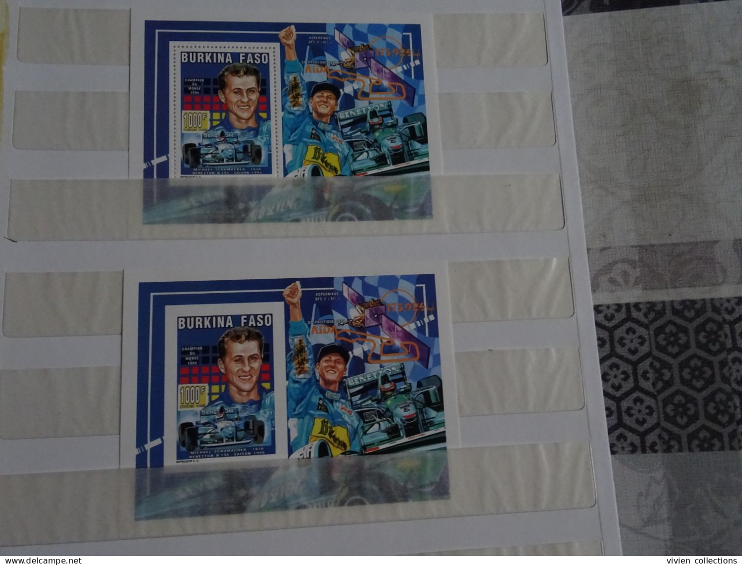 Formule I Ayrton Senna Collection En Album Avec Boitier 26 Blocs Dont Série Timbres Or Et Argent Dentelés / Non Dentelés - Auto's