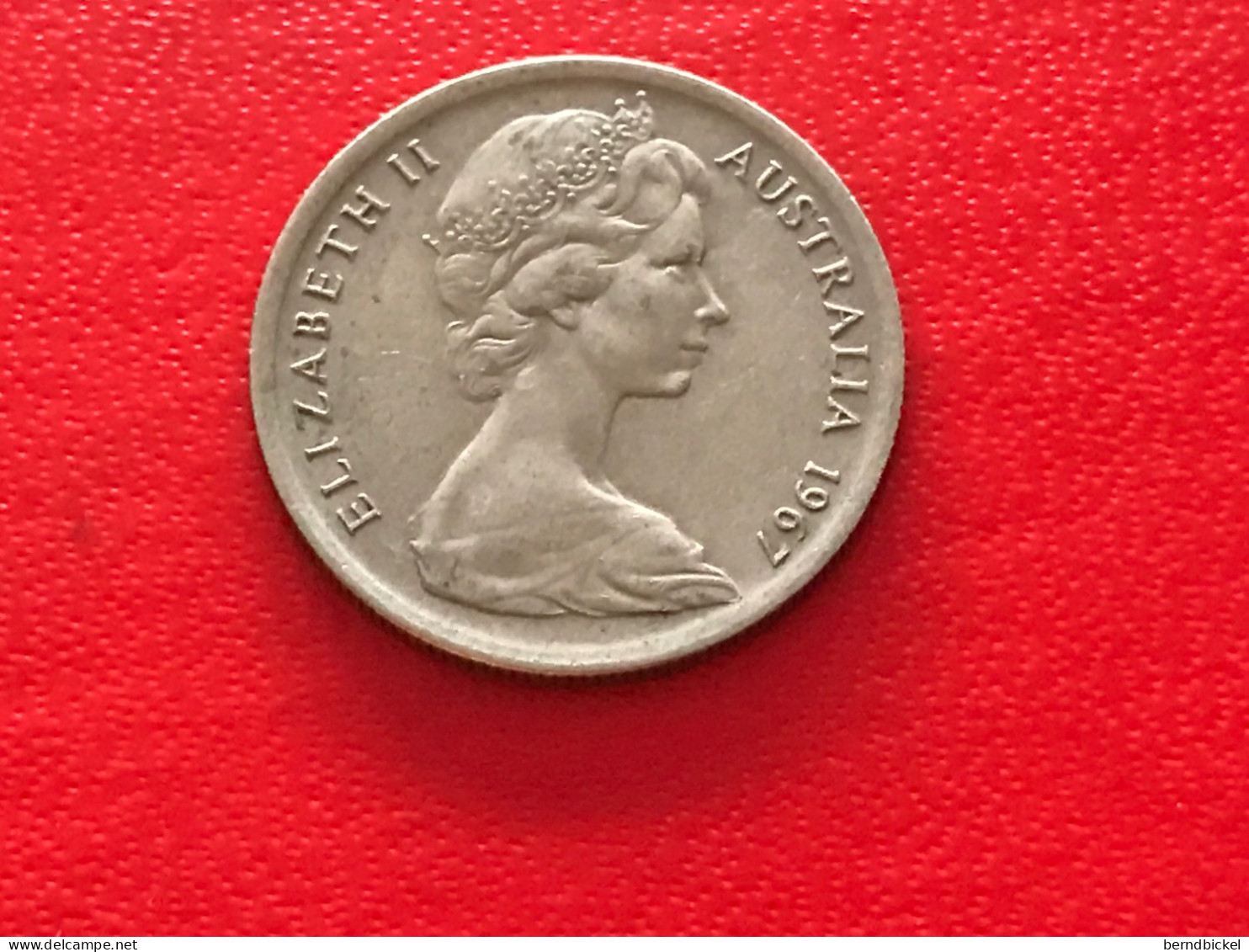 Münze Münzen Umlaufmünze Australien 5 Cent 1967 - 5 Cents