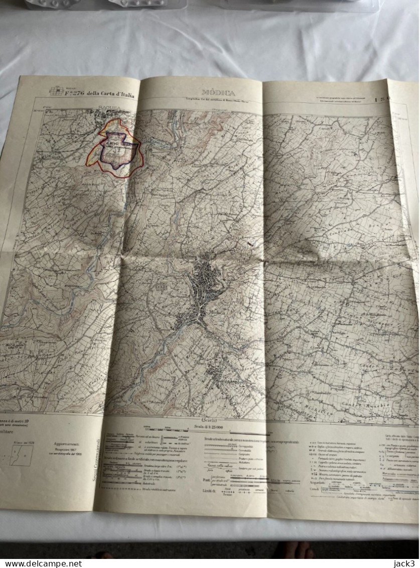 PIANTA DI MODICA - 64x51 - Mapas Topográficas