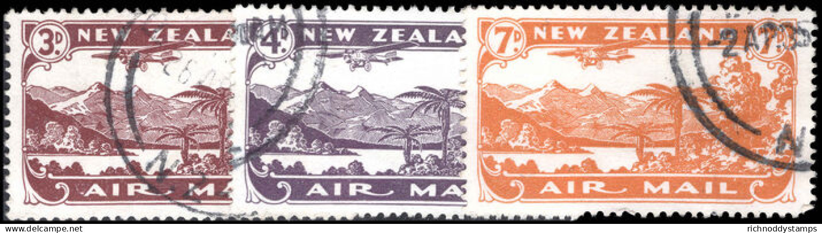 New Zealand 1931 Air Set Fine Used. - Usados
