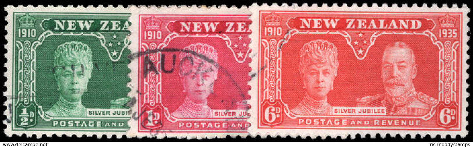 New Zealand 1935 Silver Jubilee Fine Used. - Usados