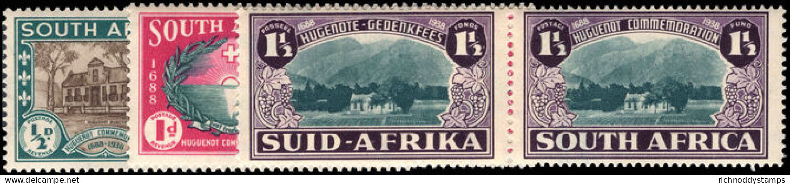 South Africa 1939 50th Anniversary Of Landing Of Huguenots In South Africa Lightly Mounted Mint. - Ungebraucht