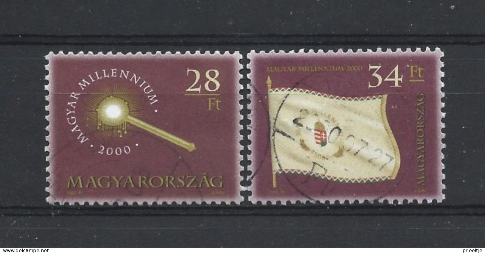 Hungary 2000 Millenium Y.T. 3709/3710 (0) - Used Stamps
