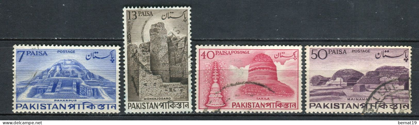 Pakistán 1963. Yvert 194-97 Usado. - Pakistan