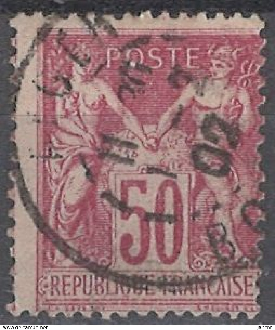 France Frankreich 1899/1900. Mi.Nr. 81 I (Type I), Used O - 1898-1900 Sage (Type III)