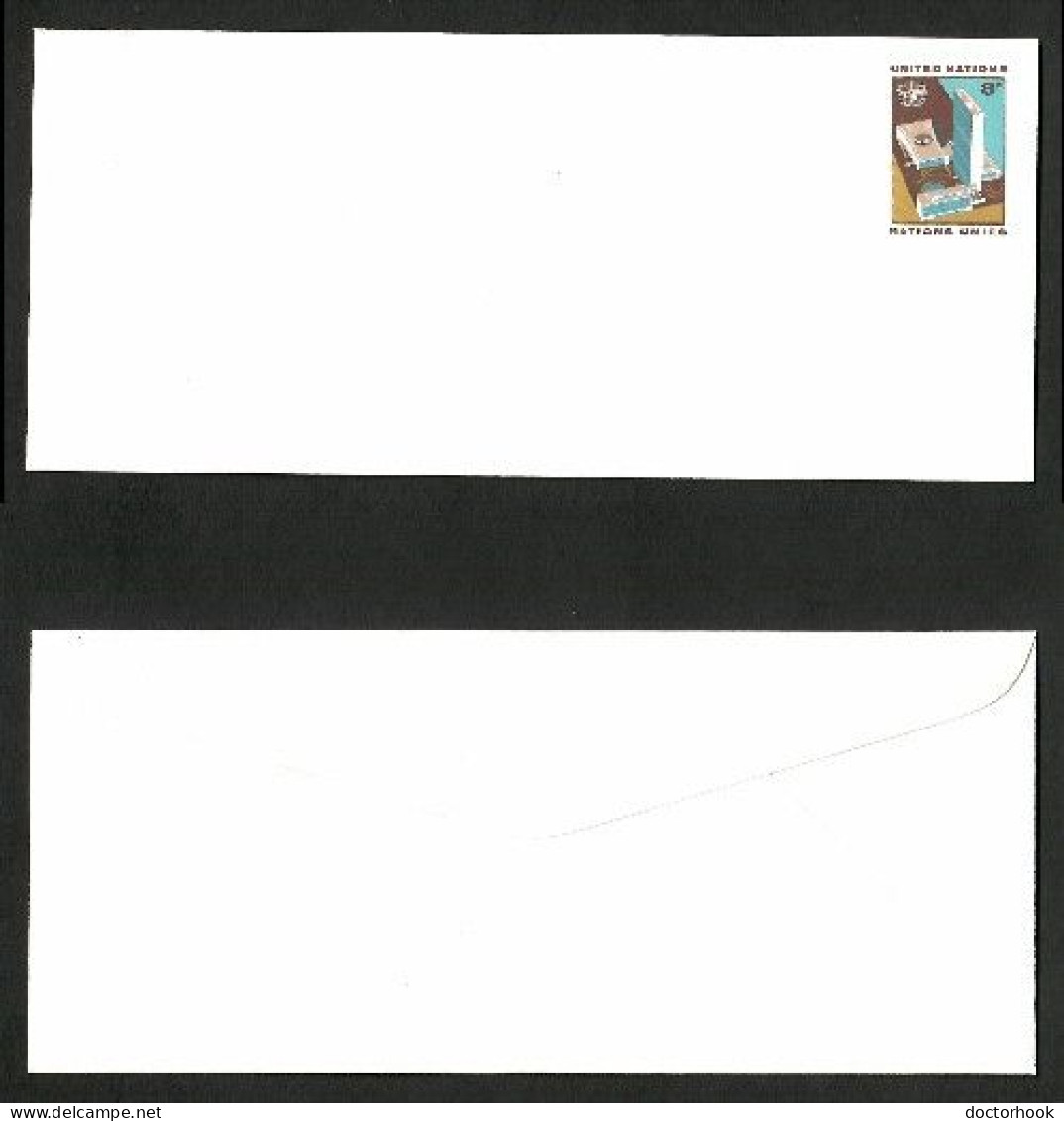 U.N.---New York   Scott # U 5 UNUSED PRE-STAMPED ENVELOPE---OS-765 - Brieven En Documenten