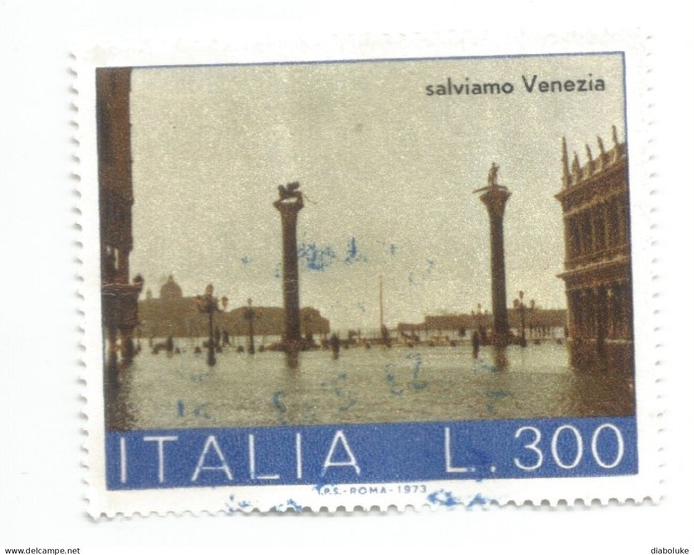 (REPUBBLICA ITALIANA) 1973, SALVIAMO VENEZIA - 2 Francobolli Usati - Full Years