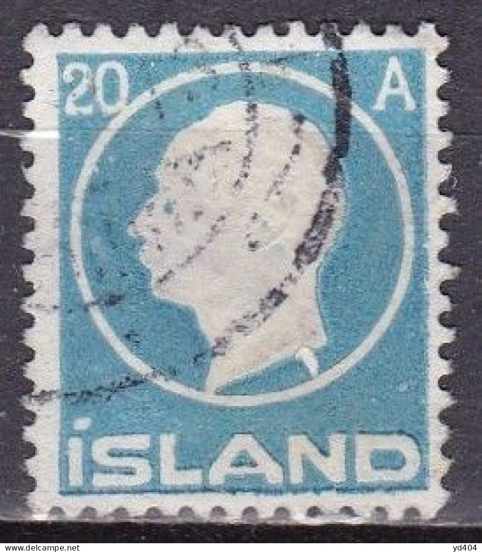 IS012C – ISLANDE – ICELAND – 1912 – KING FREDERIK VIII – SG # 104 USED 20 € - Gebruikt