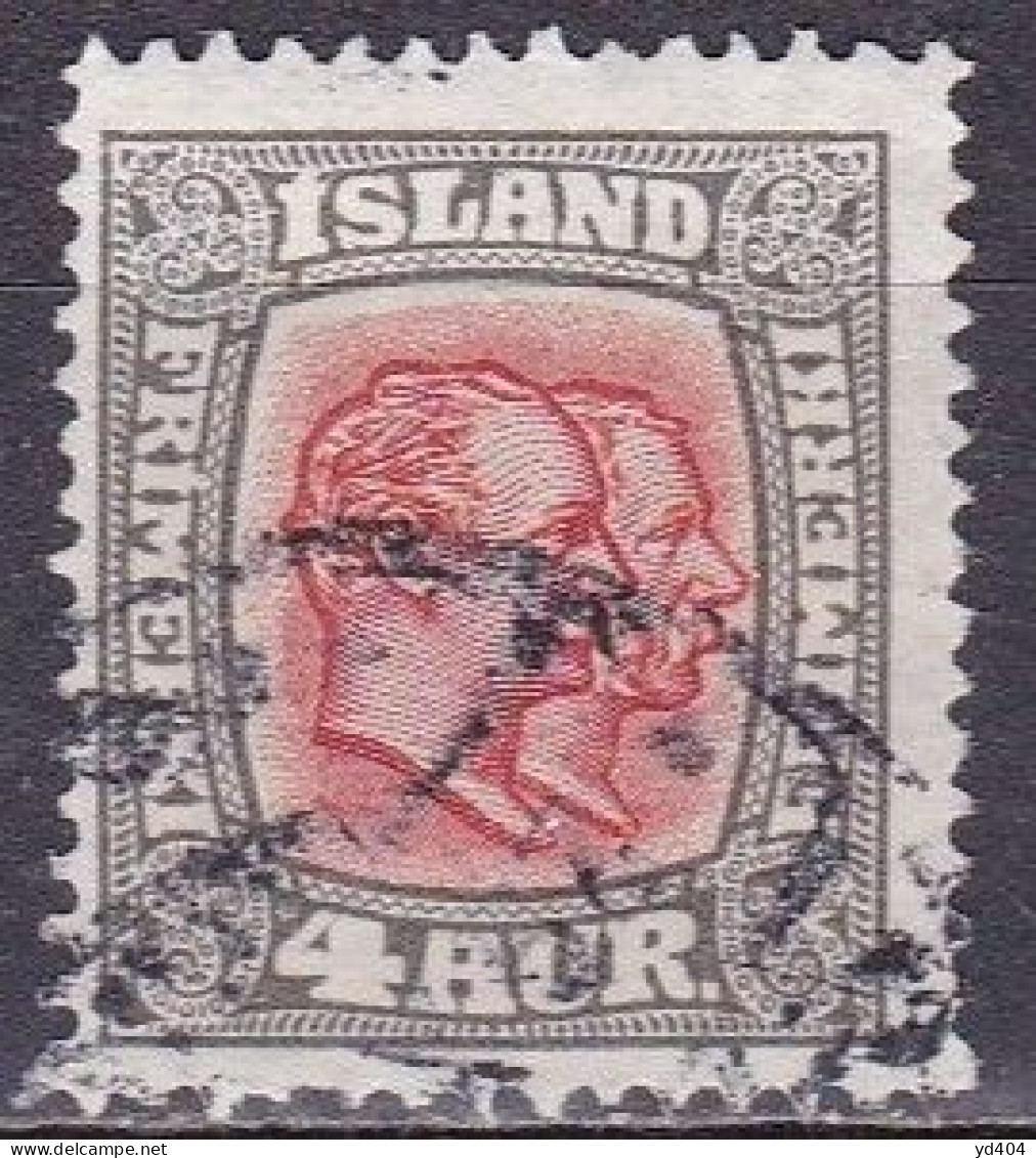 IS013B – ISLANDE – ICELAND – 1915/18 – KINGS CHRISTIAN IX & FREDERIK VII - MI # 78 USED 9 € - Gebruikt