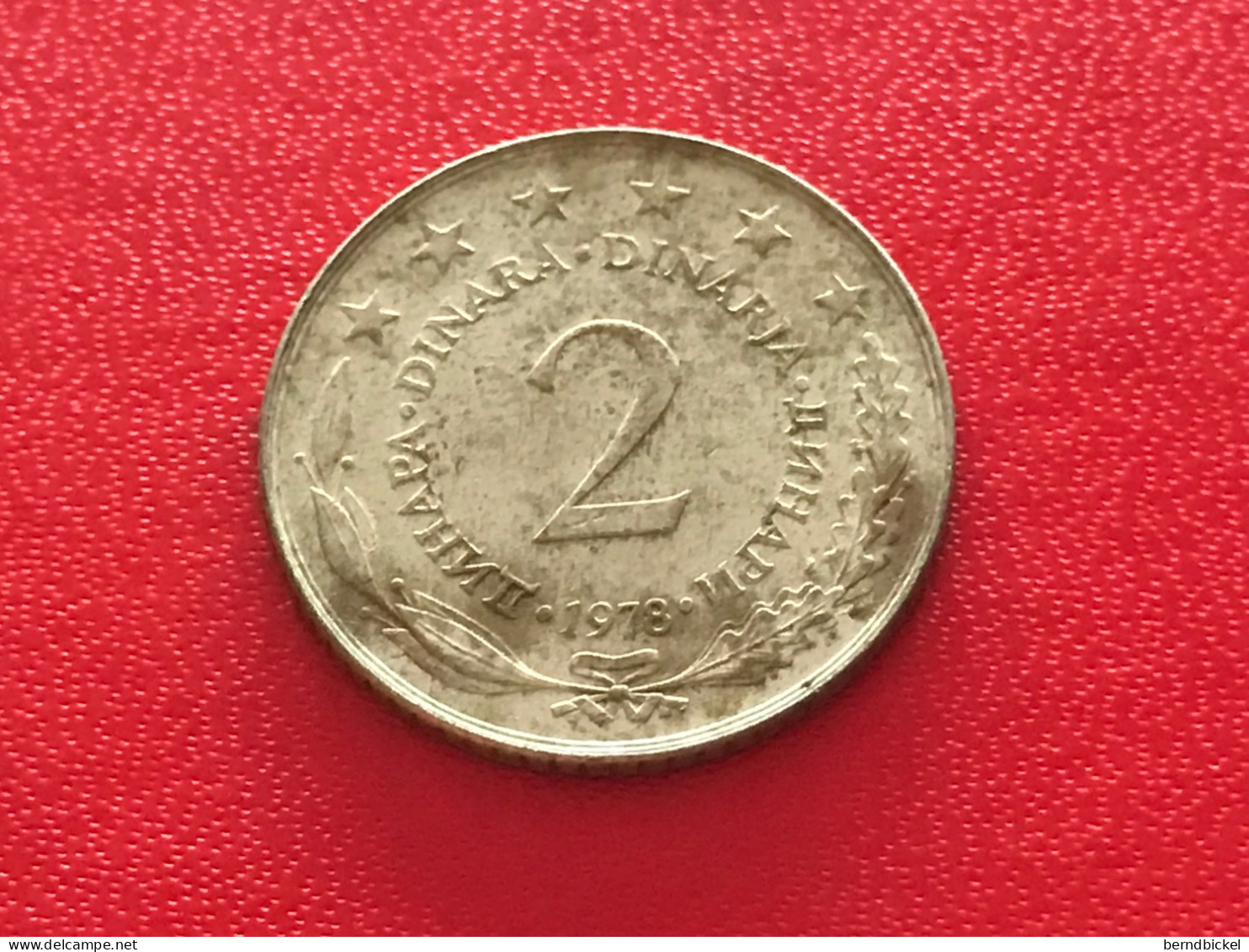 Münze Münzen Umlaufmünze Jugoslawien 2 Dinar 1978 - Yugoslavia