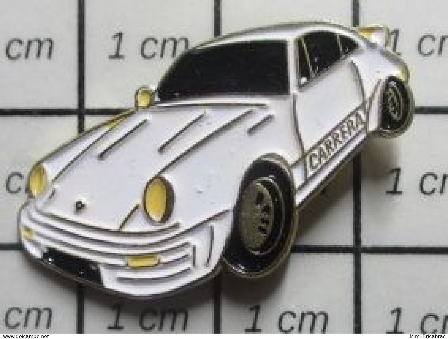 715A Pin's Pins / Beau Et Rare / AUTOMOBILES / PORSCHE CARRERA BLANCHE Excellent état Comme Neuf - Porsche
