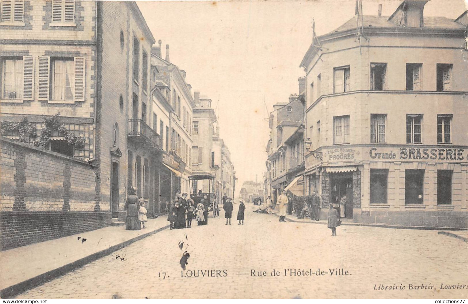 27-LOUVIERS- RUE DE L'HÔTEL-DE-VILLE - Louviers