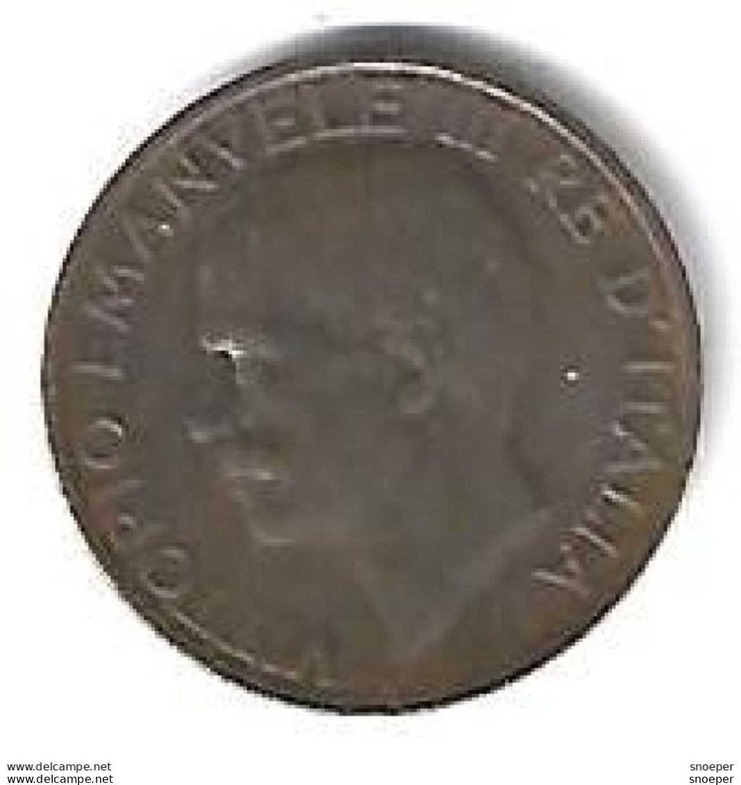 *italy  10 Centesimi 1925  Km 60  Xf - 1900-1946 : Victor Emmanuel III & Umberto II