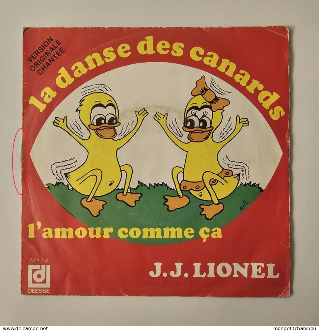 45T J.J. LIONEL : La Danse Des Canards - Enfants