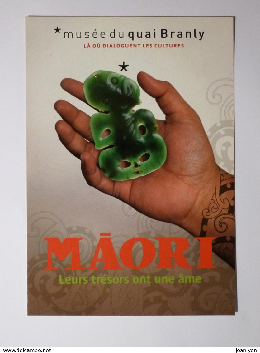 OCEANIE - NOUVELLE ZELANDE - MAORI / Leurs Trésors Ont Une âme - Pendentif - Carte Publicitaire Musée Branly - Océanie