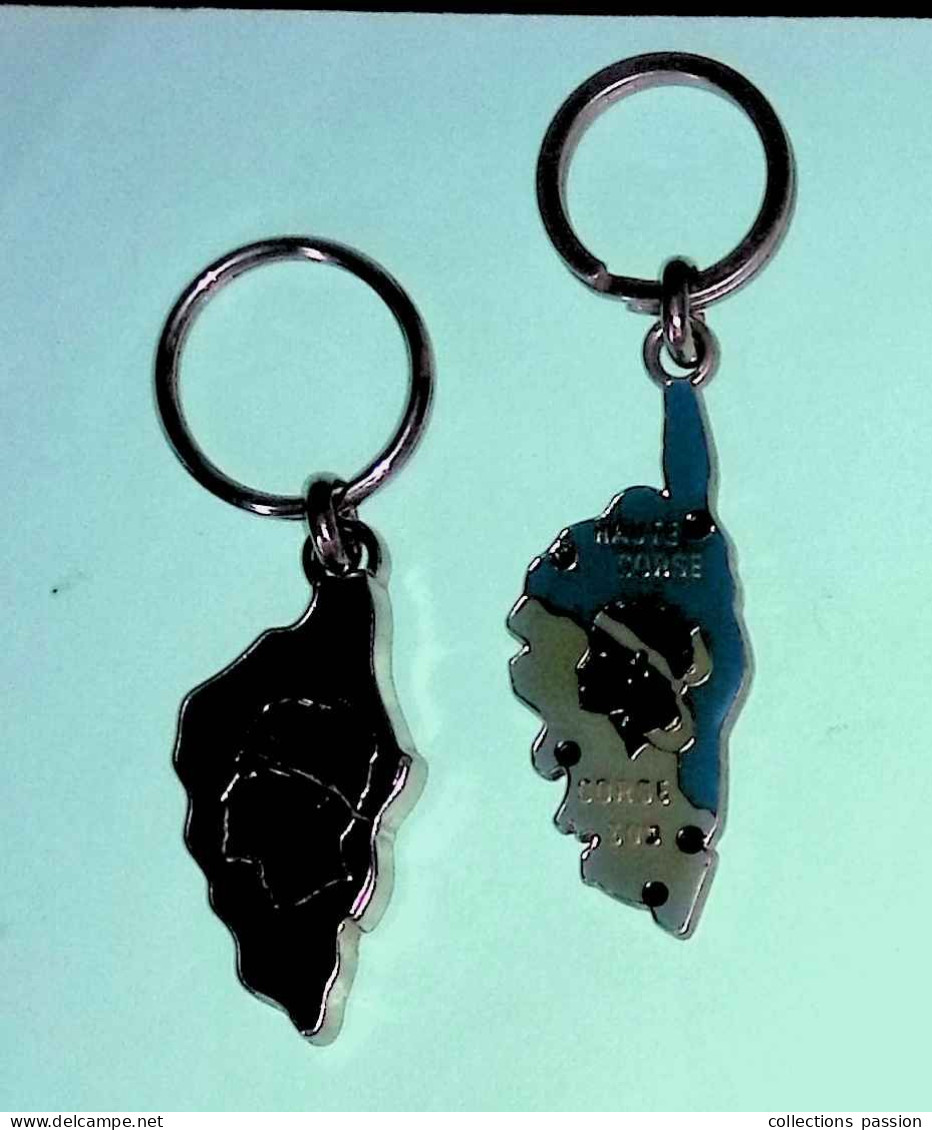 Porte Clefs, Clés, Métal, Corsica, Corse, LOT DE 2 , Frais Fr 3.35 E - Schlüsselanhänger