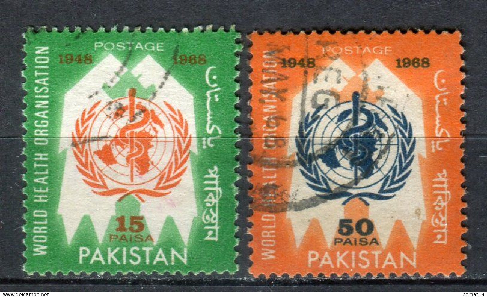 Pakistán 1968. Yvert 249-50 Usado. - Pakistan