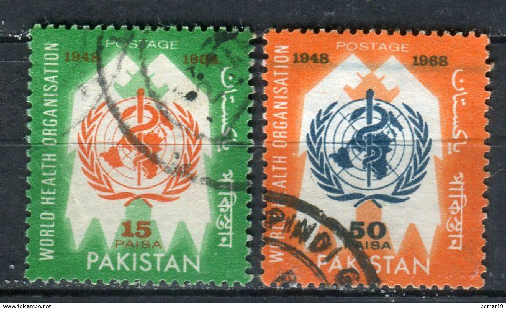 Pakistán 1968. Yvert 249-50 Usado. - Pakistan