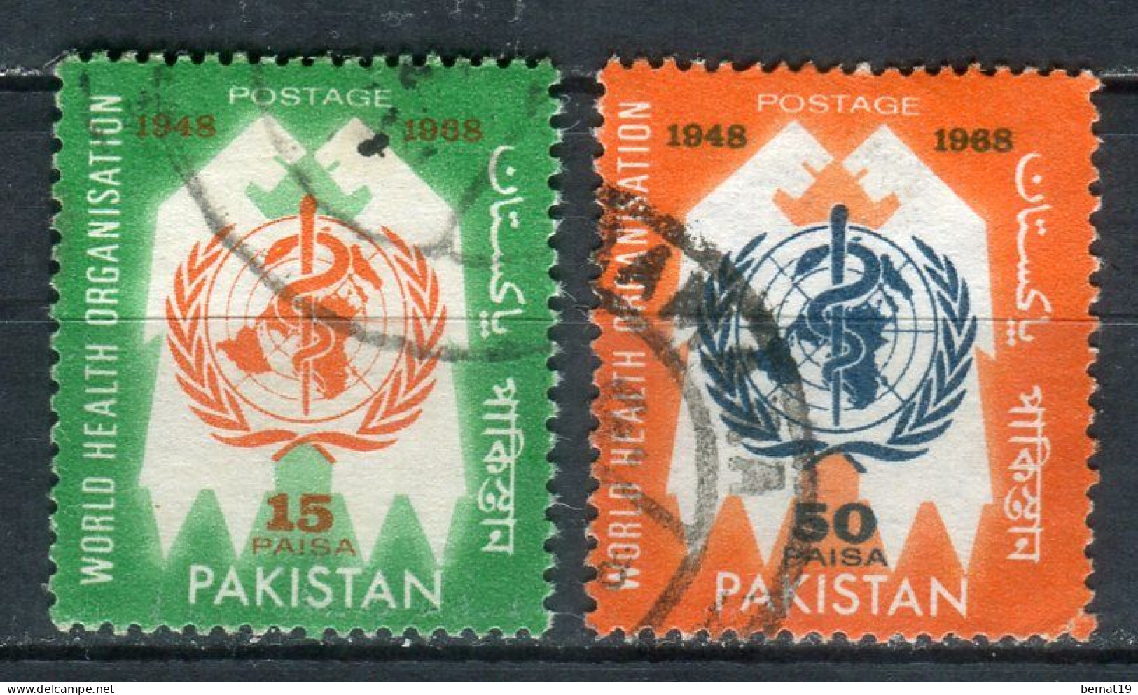 Pakistán 1968. Yvert 249-50 Usado. - Pakistan