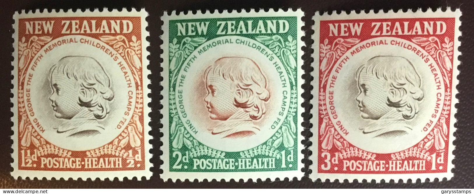 New Zealand 1955 Health Set MNH - Nuovi