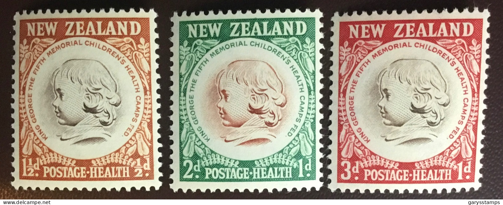 New Zealand 1955 Health Set MNH - Unused Stamps