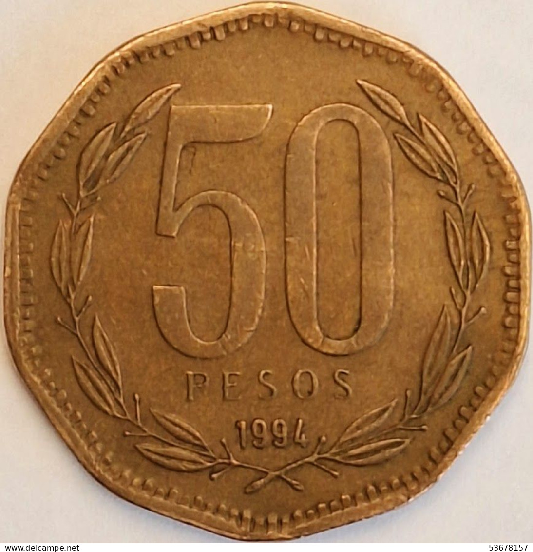 Chile - 50 Pesos 1994, KM# 219.2 (#3447) - Chili