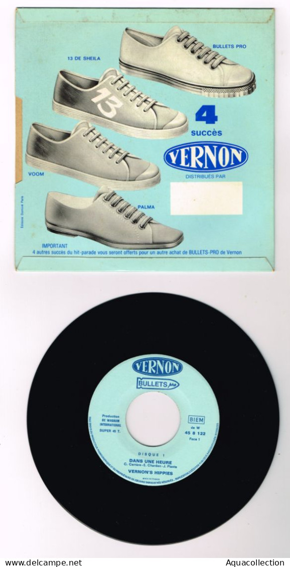 DISQUE 45T PROMO CHAUSSURES VERNON. Les "13 DE SHEILA". - Collector's Editions