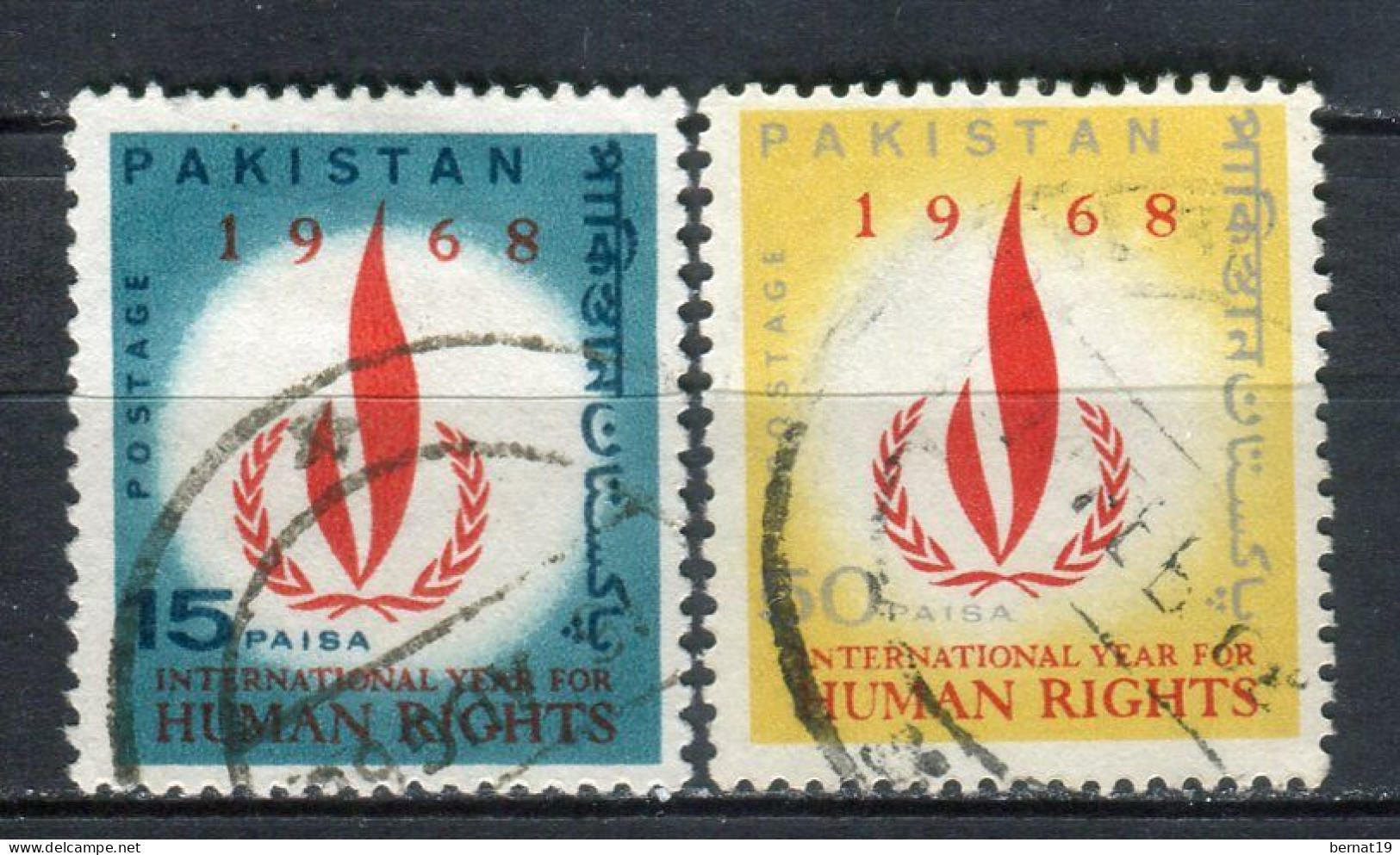 Pakistán 1968. Yvert 246-47 Usado. - Pakistan