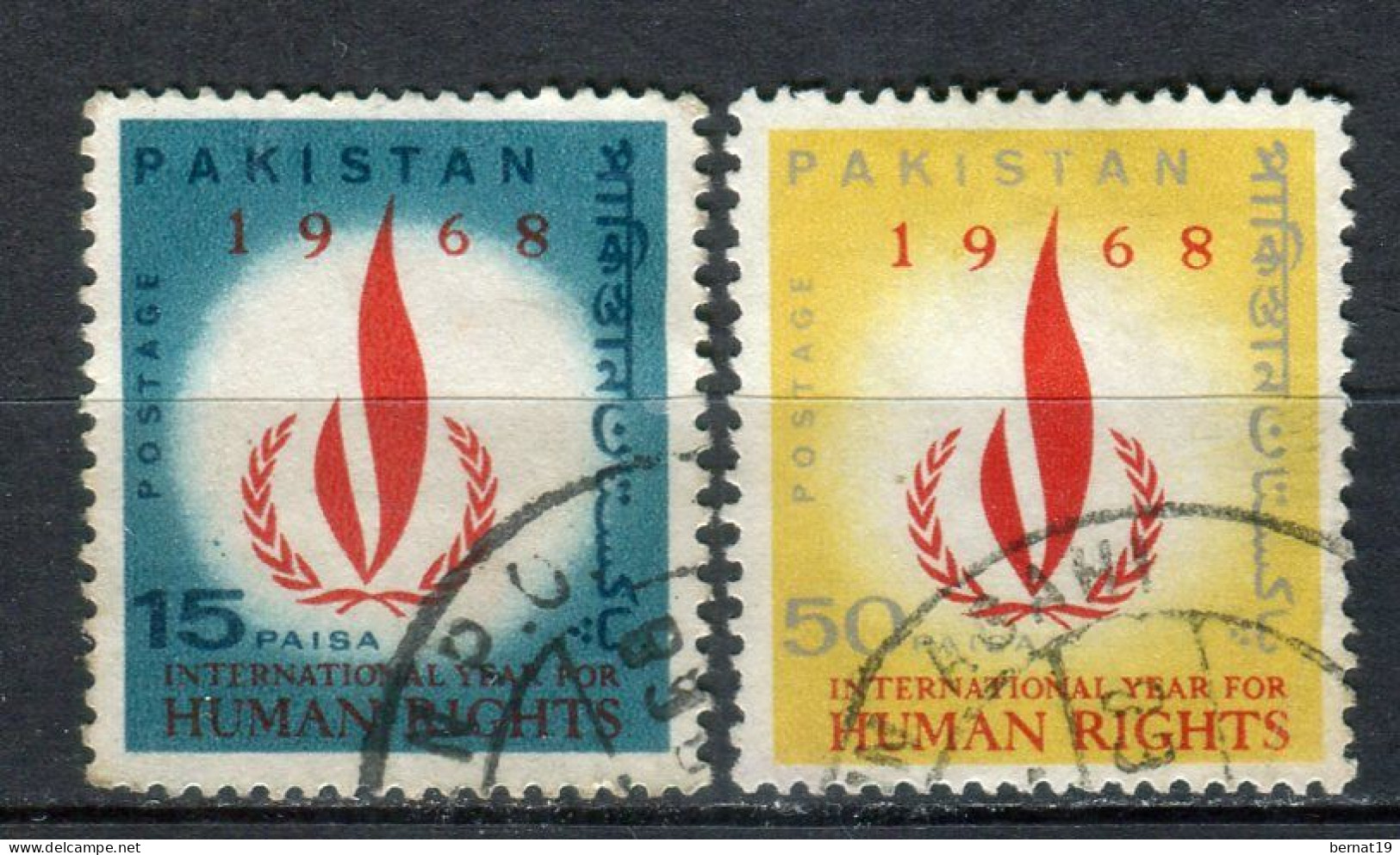 Pakistán 1968. Yvert 246-47 Usado. - Pakistan