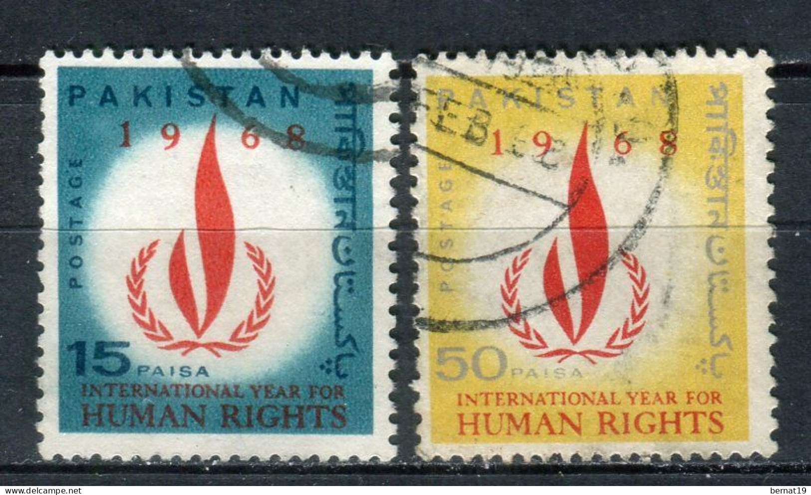 Pakistán 1968. Yvert 246-47 Usado. - Pakistan