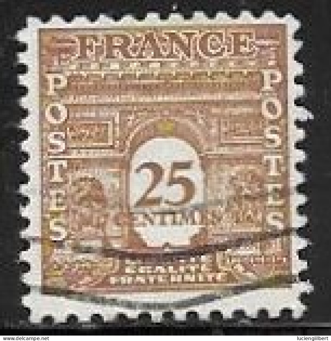 TIMBRE N° 622  -    ARC DE TRIOMPHE    -  OBLITERE  -  1944 - Used Stamps