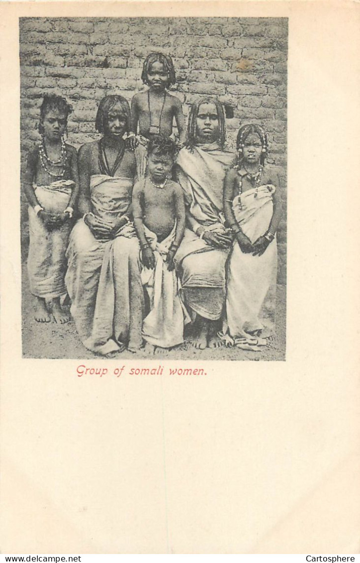 CPA  Afrique > Somalie Group Of Somali Women - Femmes Somaliennes - Somalia
