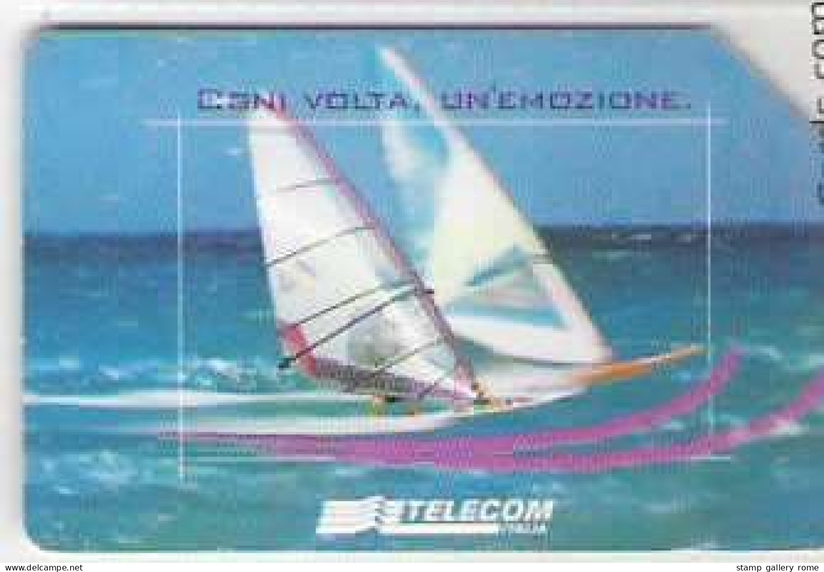 TELECOM - OGNI VOLTA UN'EMOZIONE - USATA - LIRE 5000 - GOLDEN  1419 - Openbaar Getekend