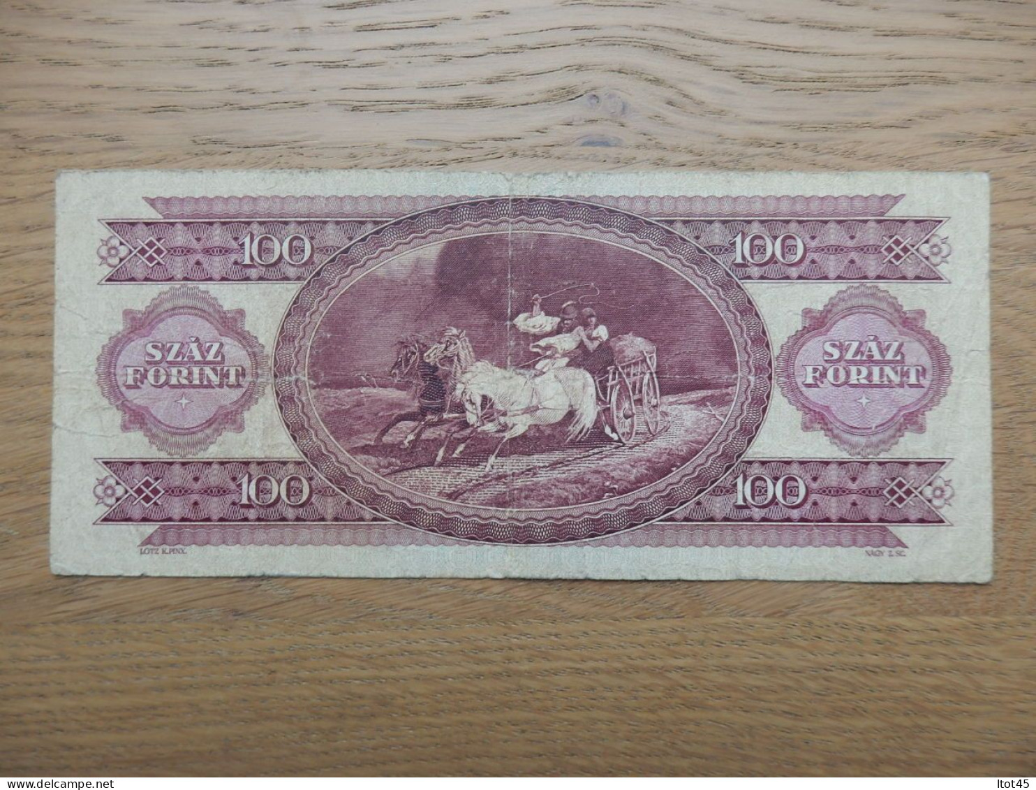 BILLET 100 FORINT SZAZ FORINT HUNGARY MAGYAR NEMZETI - Hungary