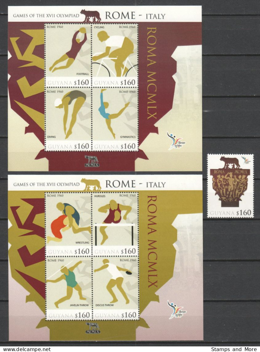 Guyana - Limited Edition Set 14 MNH - SUMMER OLYMPICS ROMA 1960 - Estate 1996: Atlanta