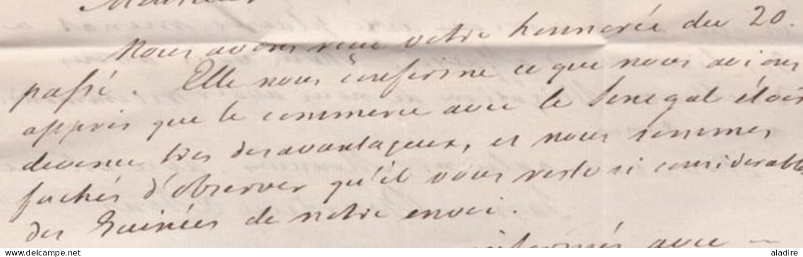 1820 - KGIV - lettre de Londres, GB vers Bordeaux, France - griffe ANGLETERRE en noir - cover from London to Bordeaux