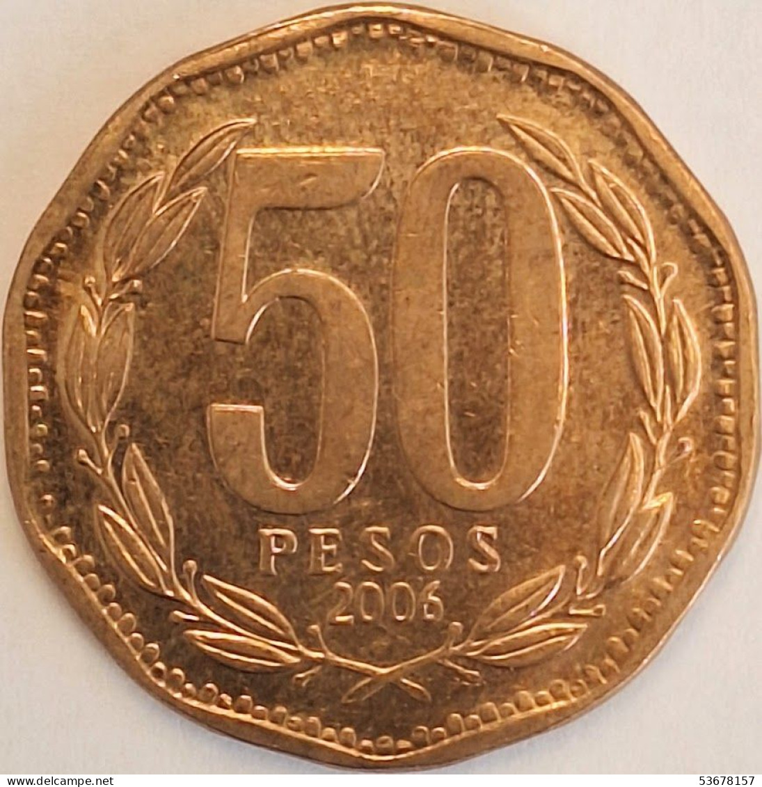 Chile - 50 Pesos 2006, KM# 219.2 (#3448) - Cile