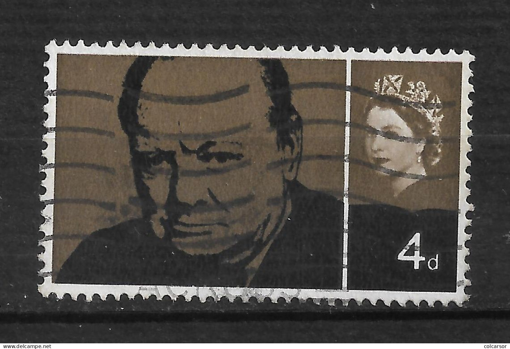 GRANDE  BRETAGNE " N° 397 " CHURCHILL" - Used Stamps