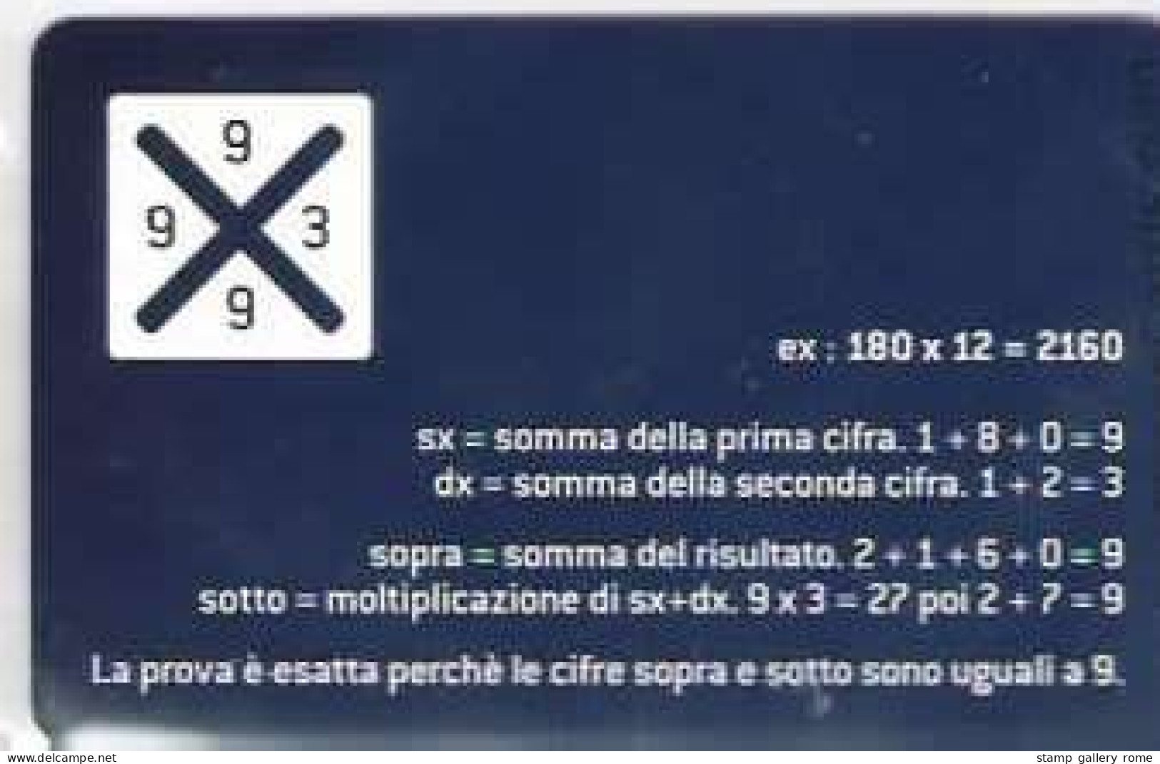 TELECOM - LA PROVA DEL 9 - USATA- LIRE 5000 - GOLDEN  1435 - Publiques Figurées Ordinaires