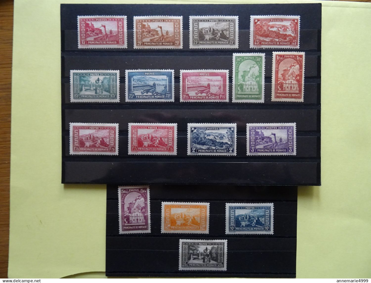 MONACO Poste   N° 119 à 134  Cote 640 € Neufs Avec Charnière  Voir Scans - Unused Stamps