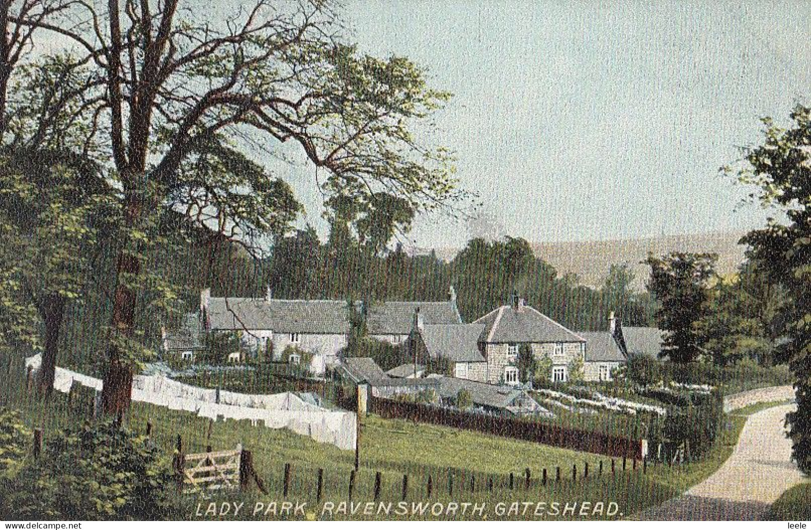 BY32. Vintage Hartmann Postcard Lady Park, Ravensworth, Gateshead. Northumberland - Altri & Non Classificati