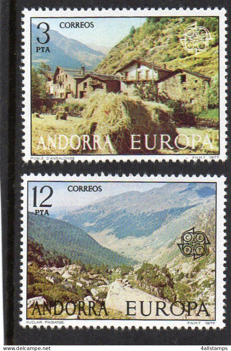 1977 Andorra Mi N° 107/108 : ** - MNH - NEUF - POSTFRISCH - POSTFRIS - 1977