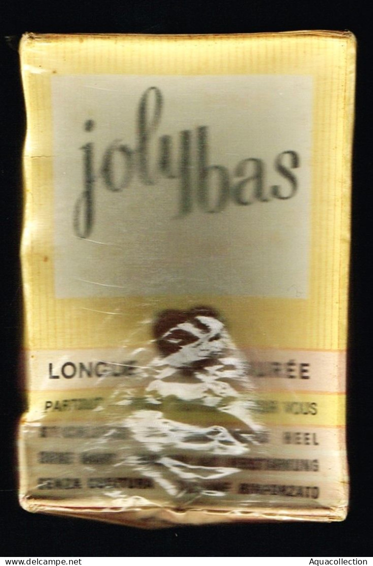 PAIRE DE BAS VINTAGE. Marque Française "JOLYBAS", Dans Sa Boite Avec Cellophane. 1950-60 - Kousen