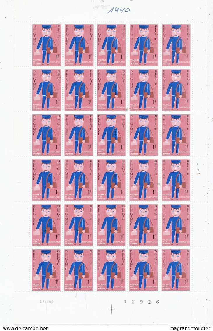 TIMBRE  ZEGEL STAMP  BELGIQUE LOT 10 PLANCHES COMPLETES DE 30 EX.  XX