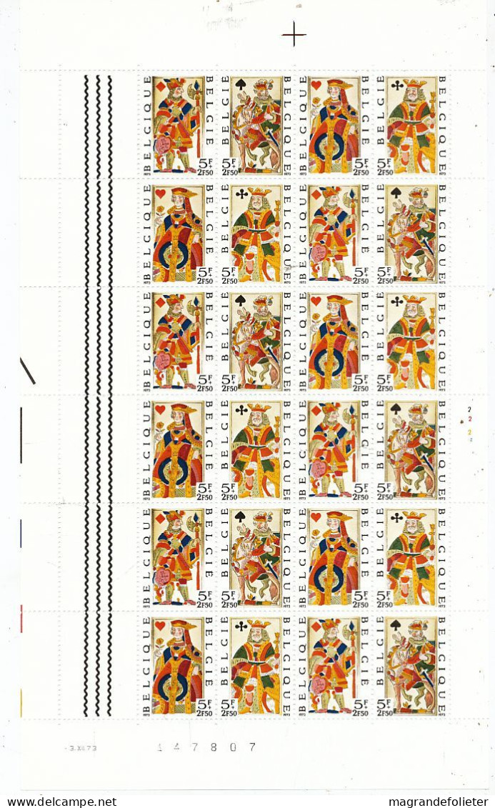 TIMBRE  ZEGEL STAMP  BELGIQUE LOT 3 PLANCHES COMPLETES   XX - 1961-1970