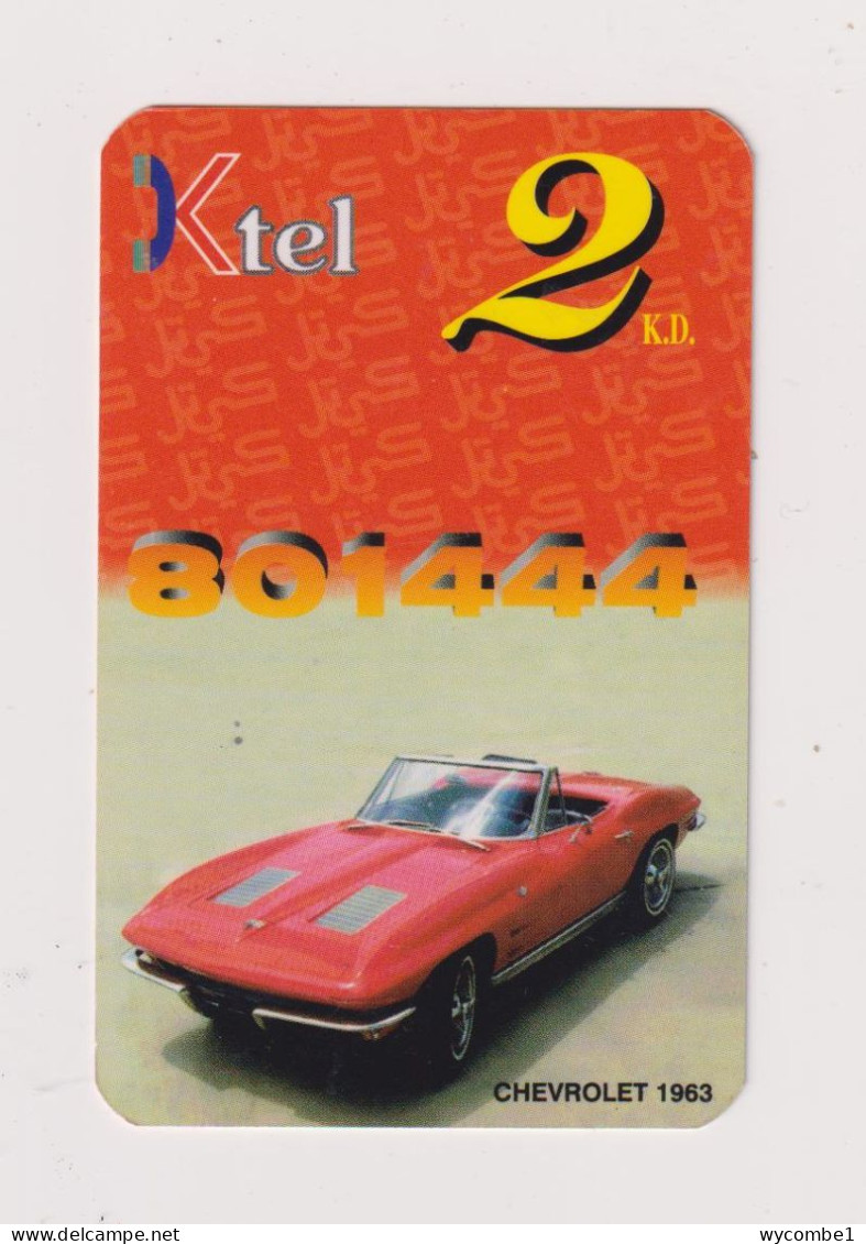 KUWAIT  - Motor Car Chevrolet 1963 Remote Phonecard - Kuwait